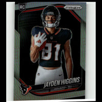 2025 Panini Prizm Jayden Higgins Rookie Variation #414