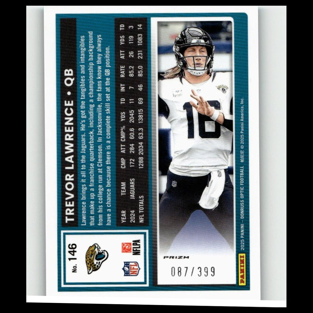 2025 Donruss Optic #146 Trevor Lawrence /399