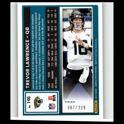2025 Donruss Optic #146 Trevor Lawrence /399