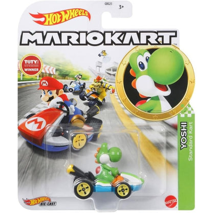 Hot Wheels Mario Kart 1:64 Yoshi Standard Kart