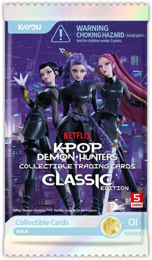 KPop Demon Hunters World Tour Classic Edition Trading Card Collector Box 10 Packs