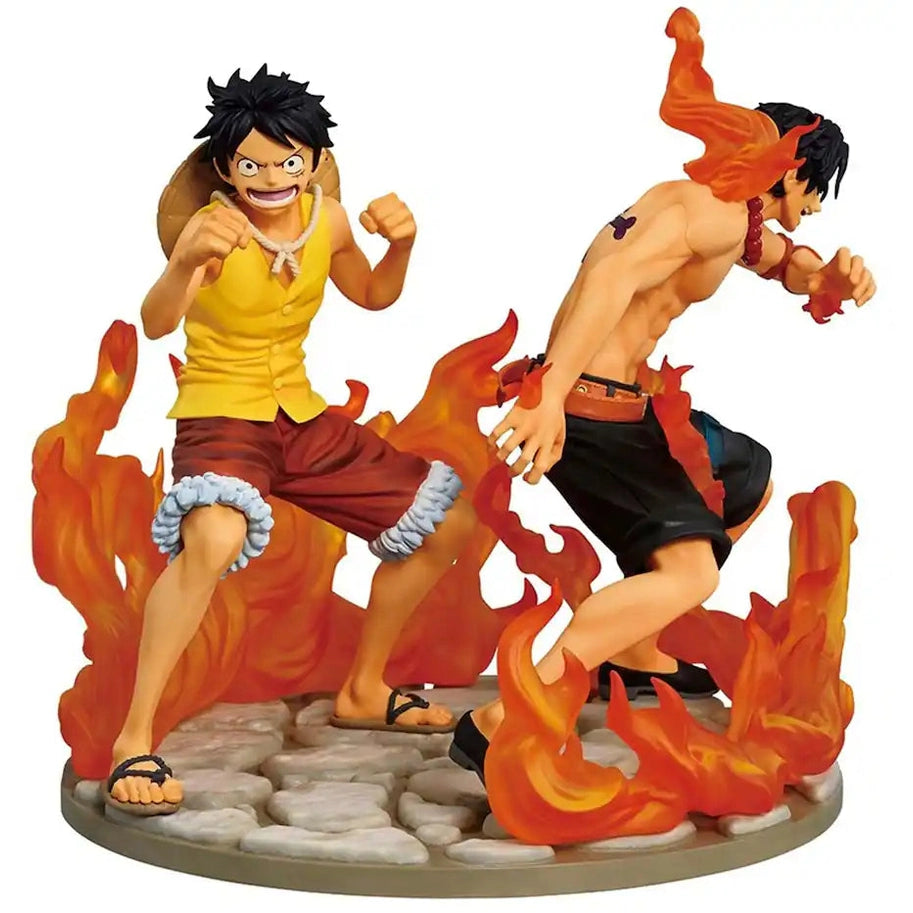 Ace & Luffy (Dramatic Memories) "One Piece", Revible Moment Ichibansho Figure