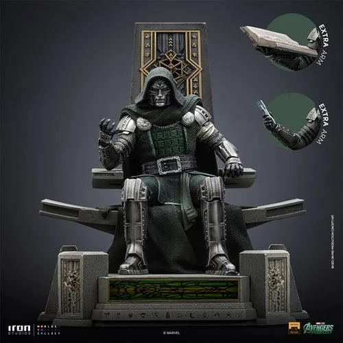 Avengers: Doomsday Doctor Doom on Throne 1:10 Art Scale Limited Edition Statue