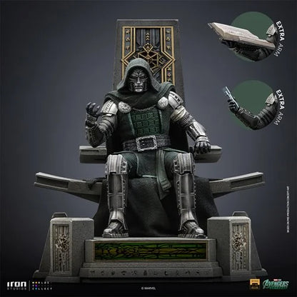 Avengers: Doomsday Doctor Doom on Throne 1:10 Art Scale Limited Edition Statue