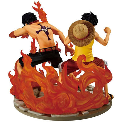Ace & Luffy (Dramatic Memories) "One Piece", Revible Moment Ichibansho Figure