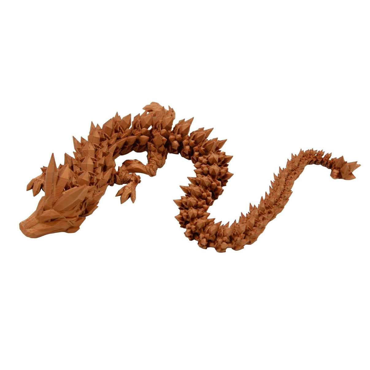 Crystal Dragon Fidget Toy - 3D Printed Articulated Dragon - Alchemist Cards & Games