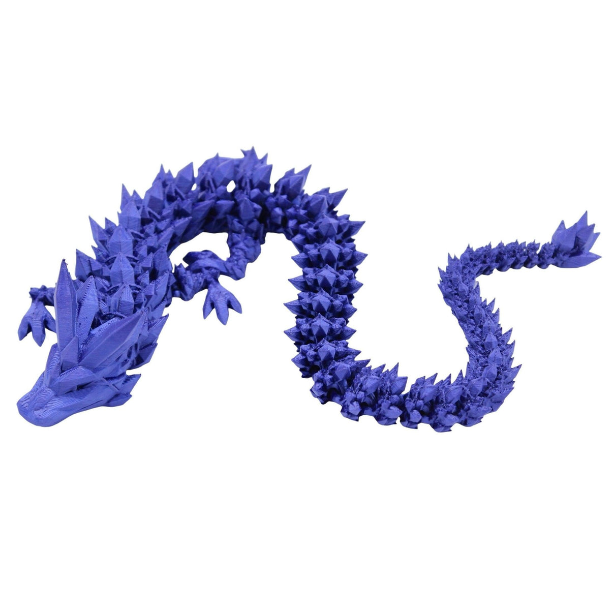 Crystal Dragon Fidget Toy - 3D Printed Articulated Dragon - Alchemist Cards & Games