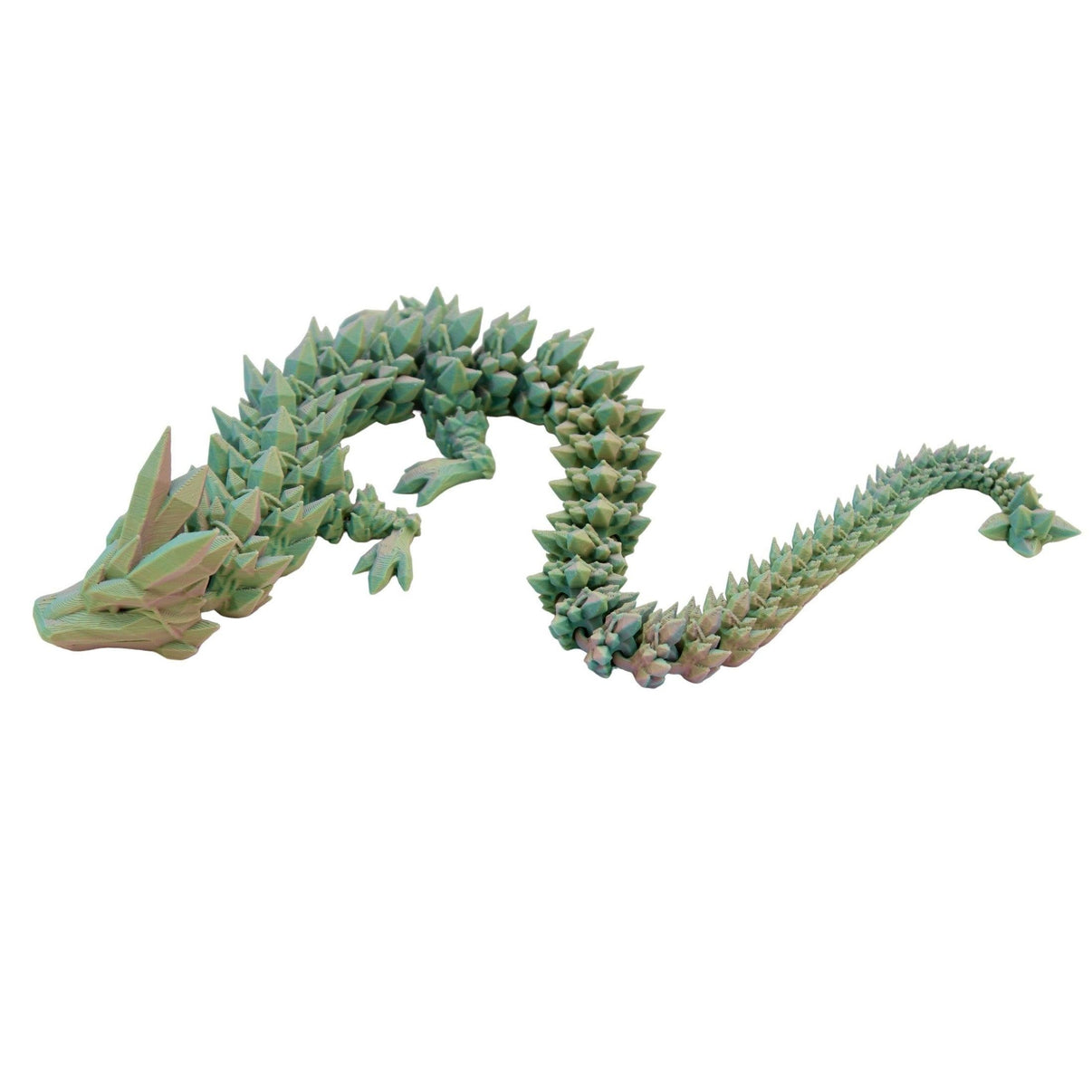 Crystal Dragon Fidget Toy - 3D Printed Articulated Dragon - Alchemist Cards & Games