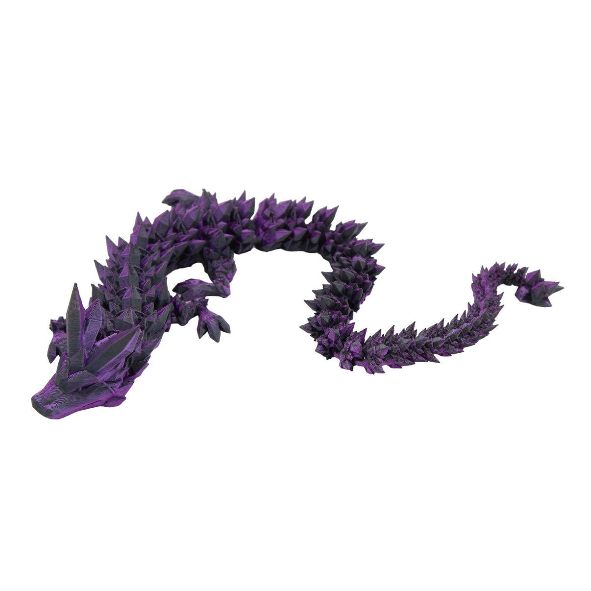 Crystal Dragon Fidget Toy - 3D Printed Articulated Dragon - Alchemist Cards & Games
