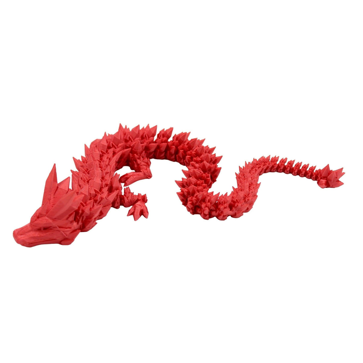 Crystal Dragon Fidget Toy - 3D Printed Articulated Dragon - Alchemist Cards & Games