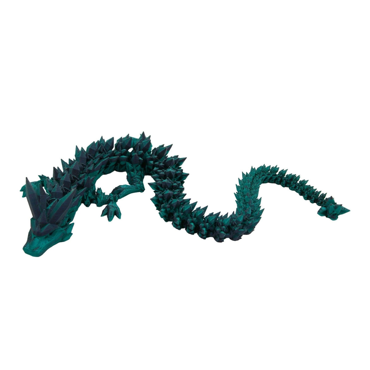 Crystal Dragon Fidget Toy - 3D Printed Articulated Dragon - Alchemist Cards & Games