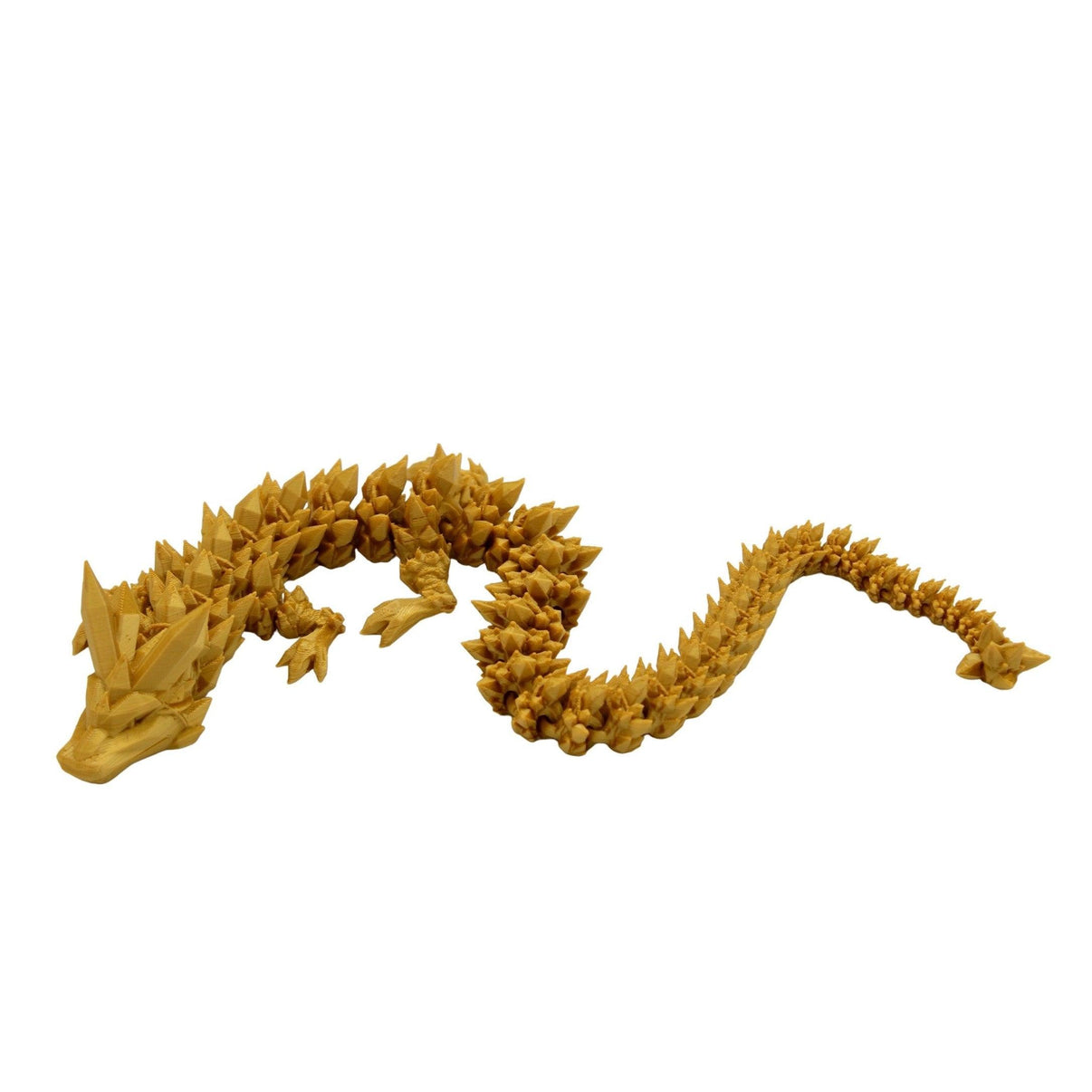 Crystal Dragon Fidget Toy - 3D Printed Articulated Dragon - Alchemist Cards & Games