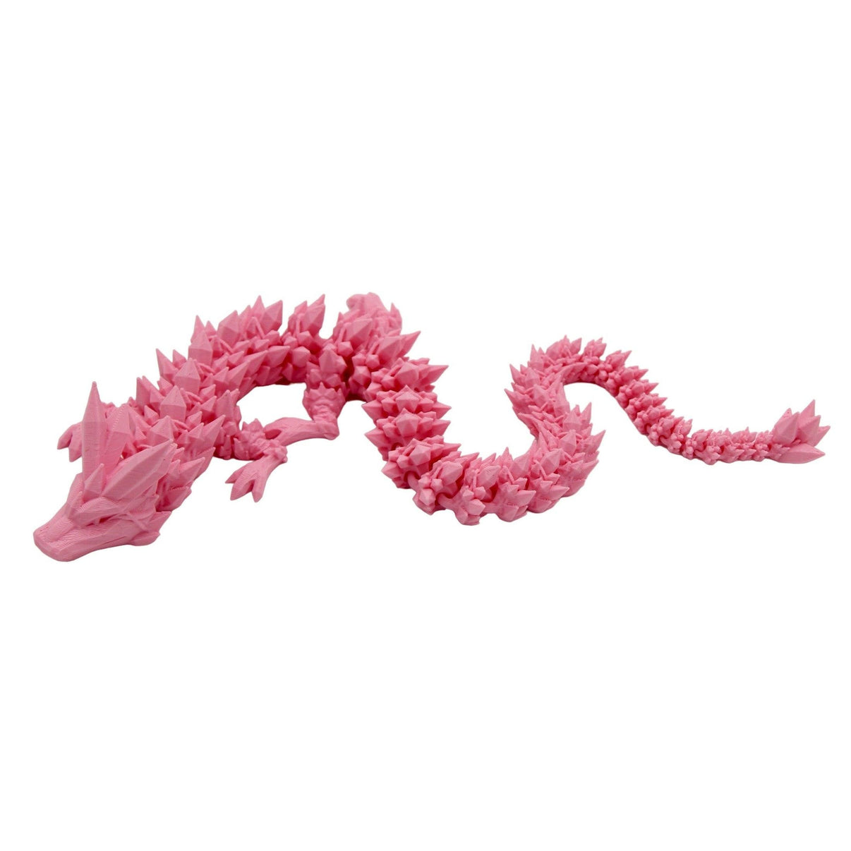 Crystal Dragon Fidget Toy - 3D Printed Articulated Dragon - Alchemist Cards & Games