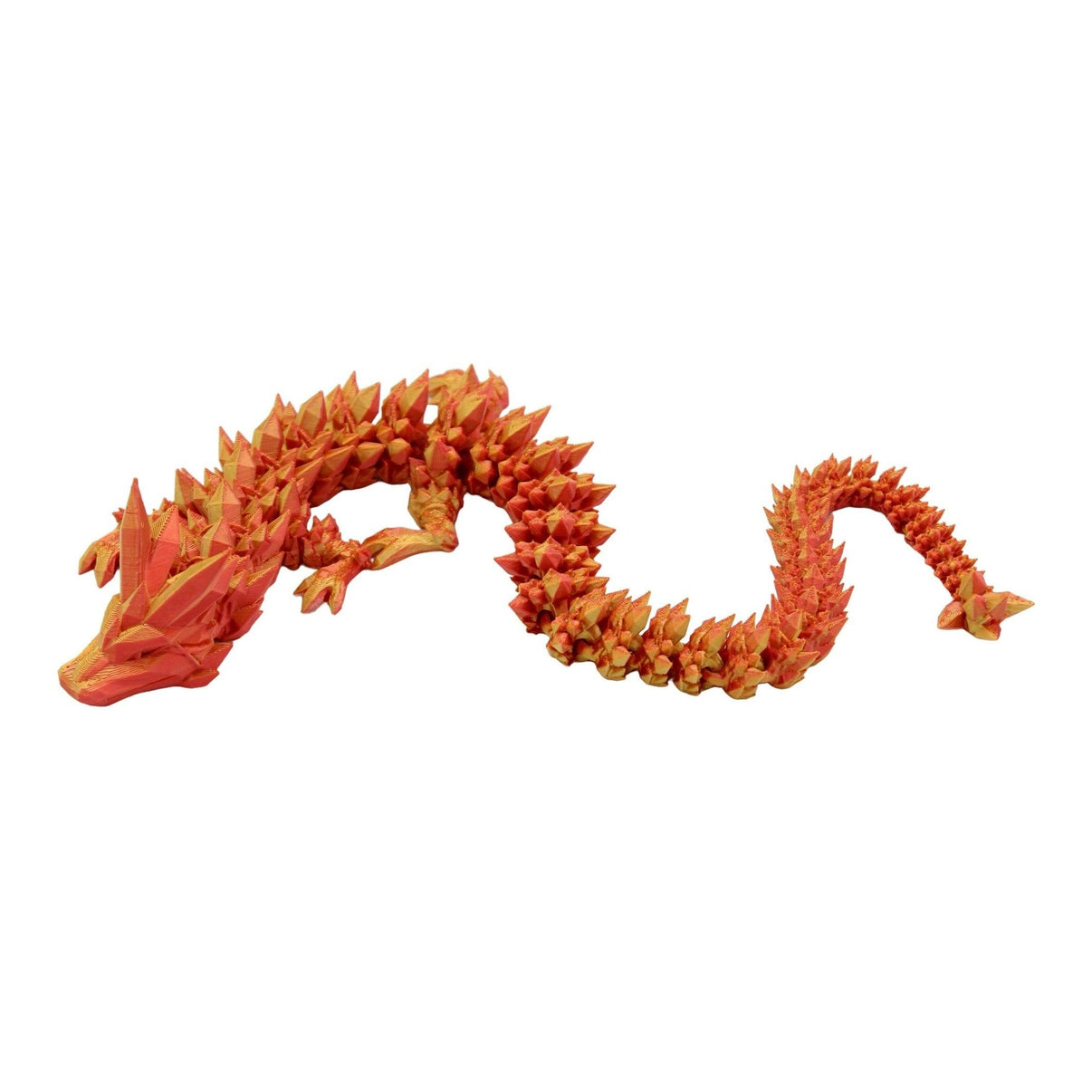 Crystal Dragon Fidget Toy - 3D Printed Articulated Dragon - Alchemist Cards & Games