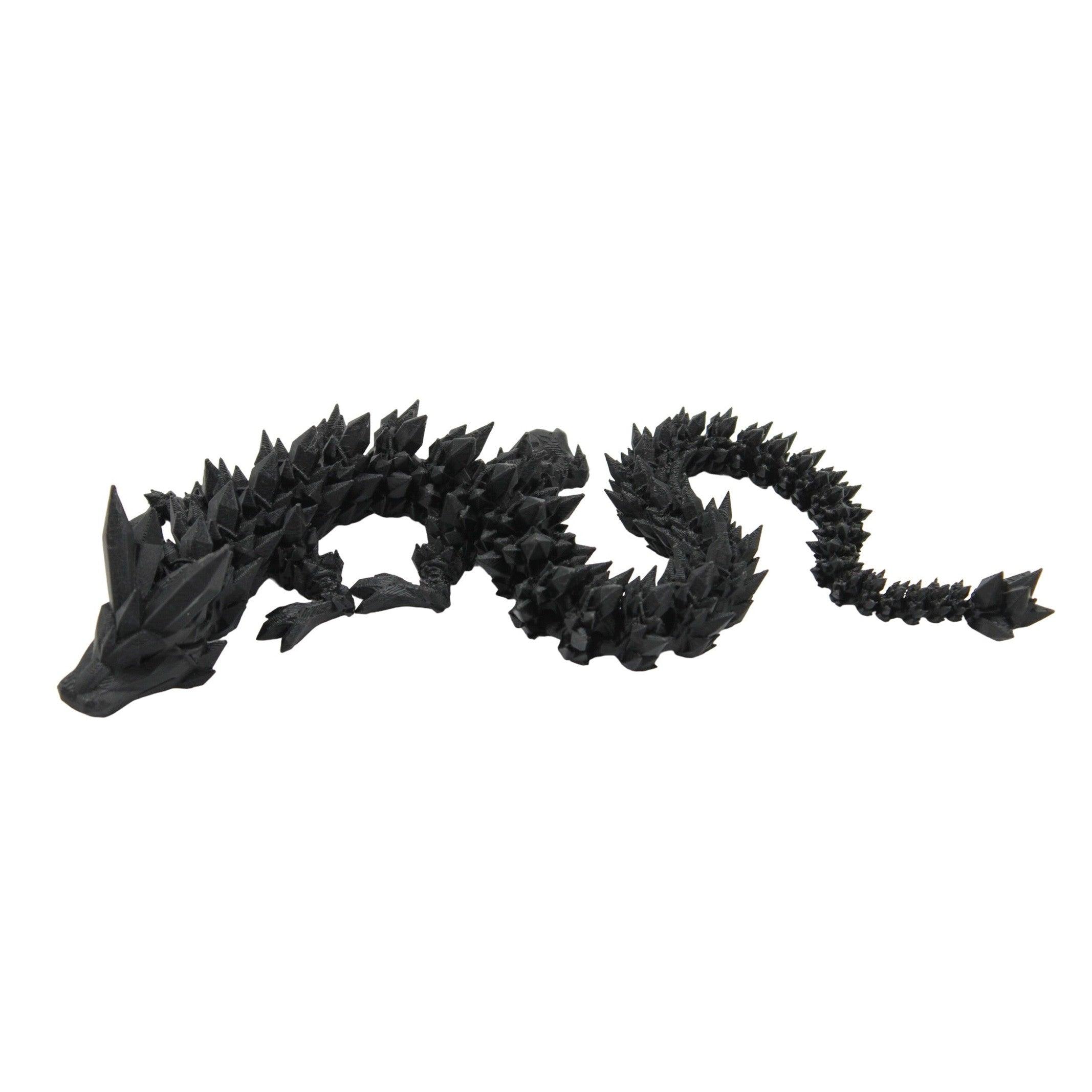 Crystal Dragon Fidget Toy - 3D Printed Articulated Dragon - Alchemist Cards & Games