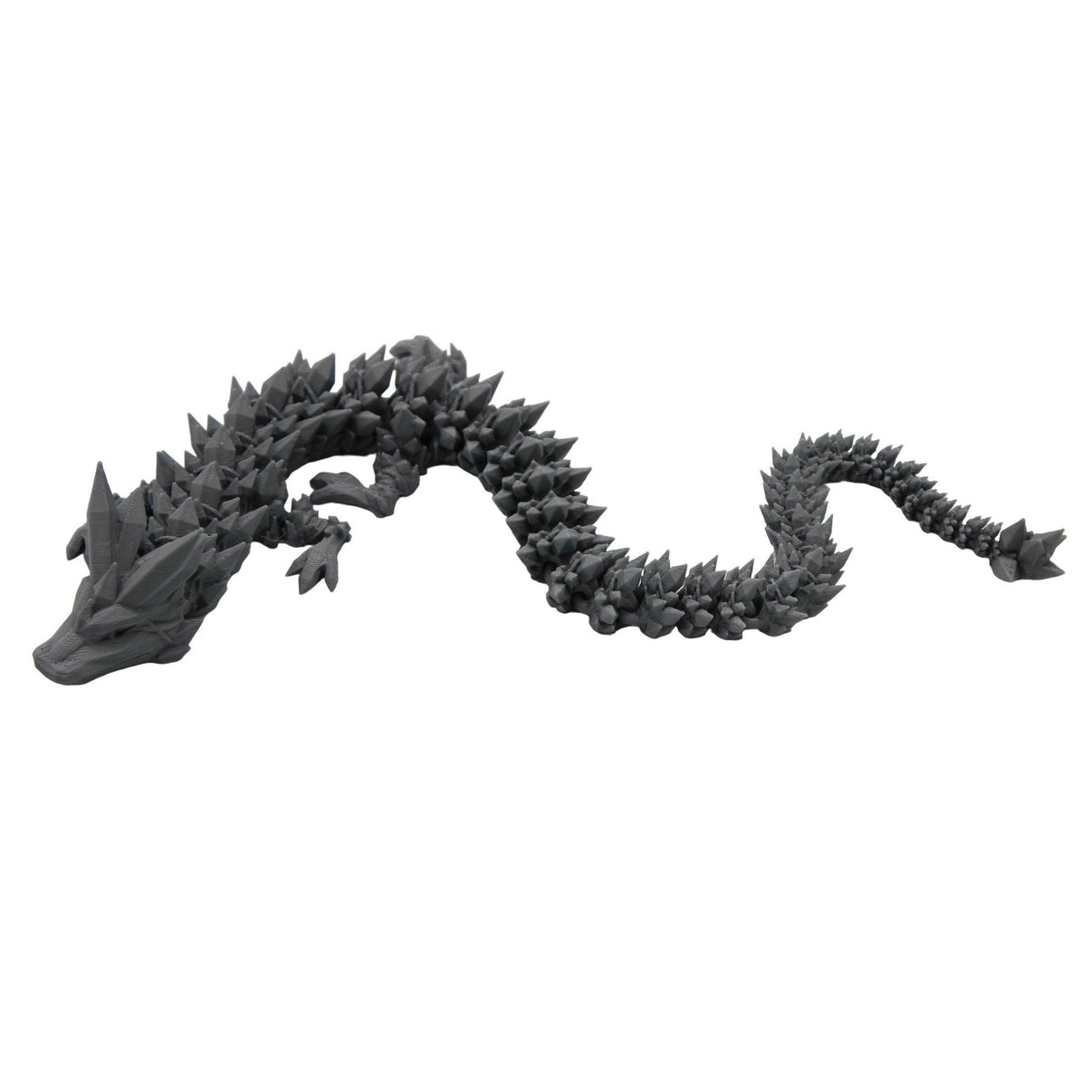 Crystal Dragon Fidget Toy - 3D Printed Articulated Dragon - Alchemist Cards & Games