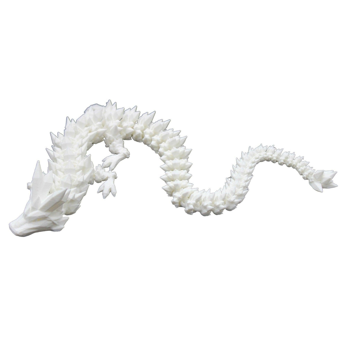 Crystal Dragon Fidget Toy - 3D Printed Articulated Dragon - Alchemist Cards & Games