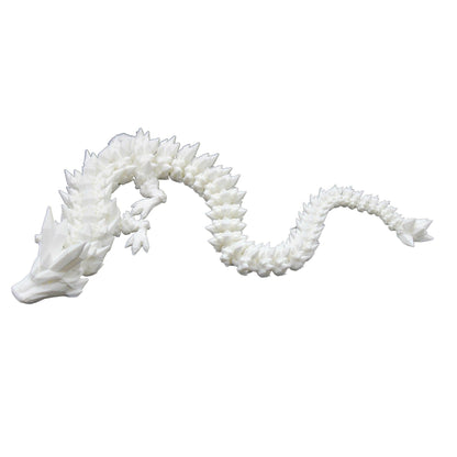 Crystal Dragon Fidget Toy - 3D Printed Articulated Dragon - Alchemist Cards & Games