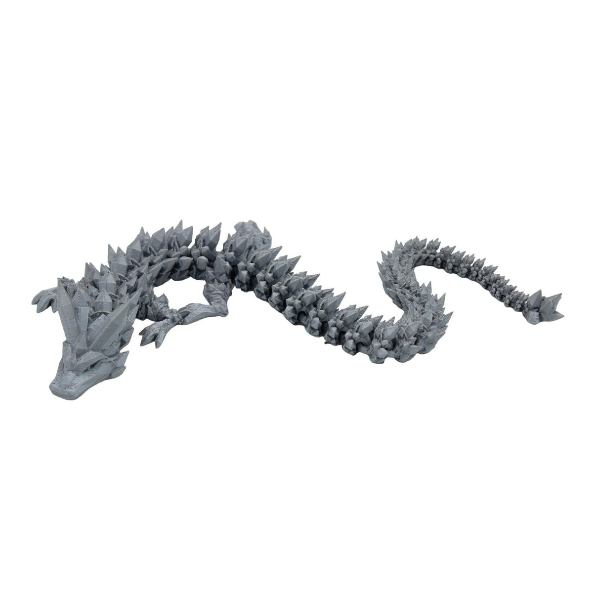 Crystal Dragon Fidget Toy - 3D Printed Articulated Dragon - Alchemist Cards & Games