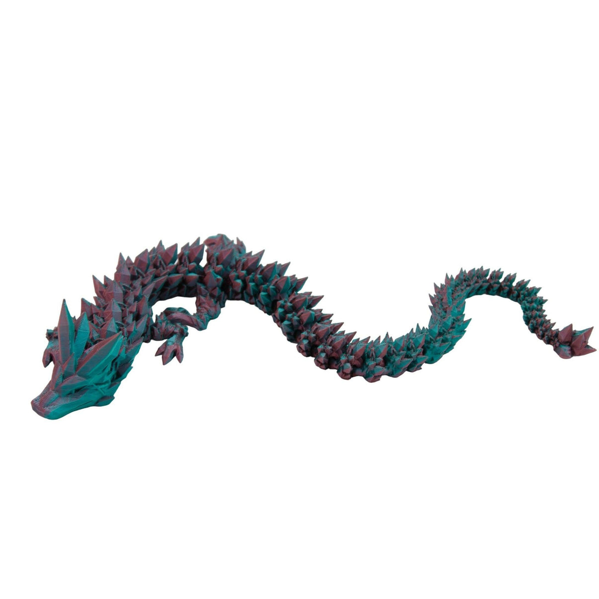 Crystal Dragon Fidget Toy - 3D Printed Articulated Dragon - Alchemist Cards & Games
