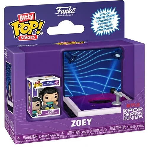 KPop Demon Hunters Zoey Funko Bitty Pop! Stages Mini-Figure