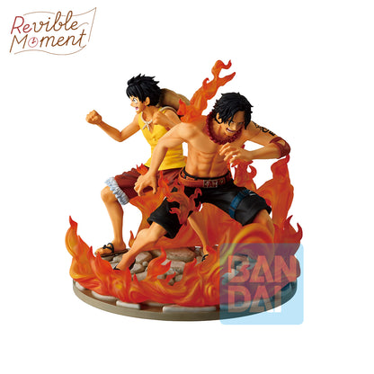 Ace & Luffy (Dramatic Memories) "One Piece", Revible Moment Ichibansho Figure