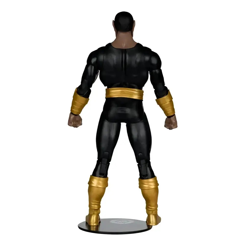 Black adam modern age 7-inch action figure by McFarlane gaming with muscular black and gold detailed sculpting
