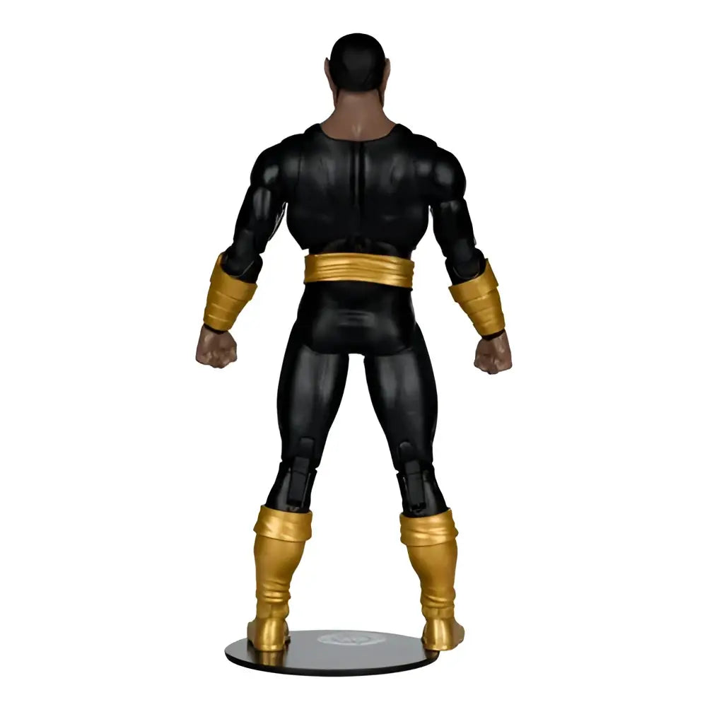 Black adam modern age 7-inch action figure by McFarlane gaming with muscular black and gold detailed sculpting