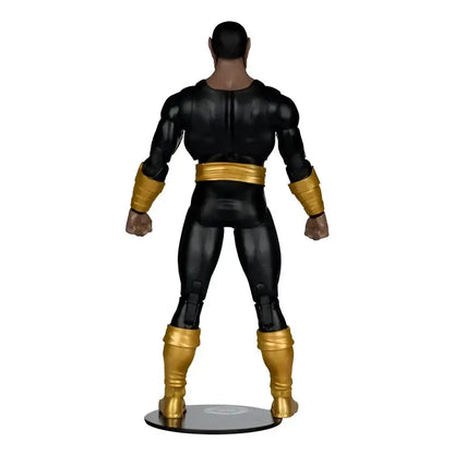 Black adam modern age 7-inch action figure by McFarlane gaming with muscular black and gold detailed sculpting