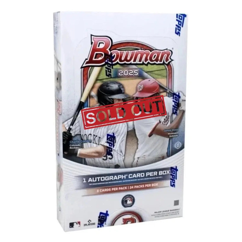 Bowman 2025 baseball card box.