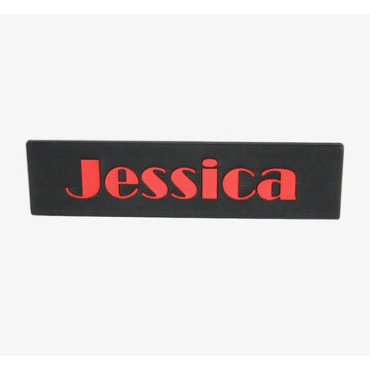 3D Printed Personalized Name Plate in Bright Colors, Artistic Desk Name Sign, Office Decor, Custom Name Plaque - Custom Colors and Fonts - Alchemist Cards & Games