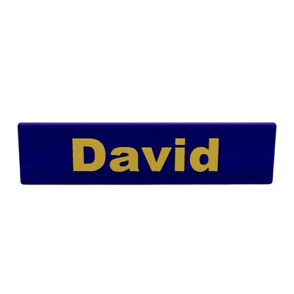 3D Printed Personalized Name Plate in Bright Colors, Artistic Desk Name Sign, Office Decor, Custom Name Plaque - Custom Colors and Fonts - Alchemist Cards & Games