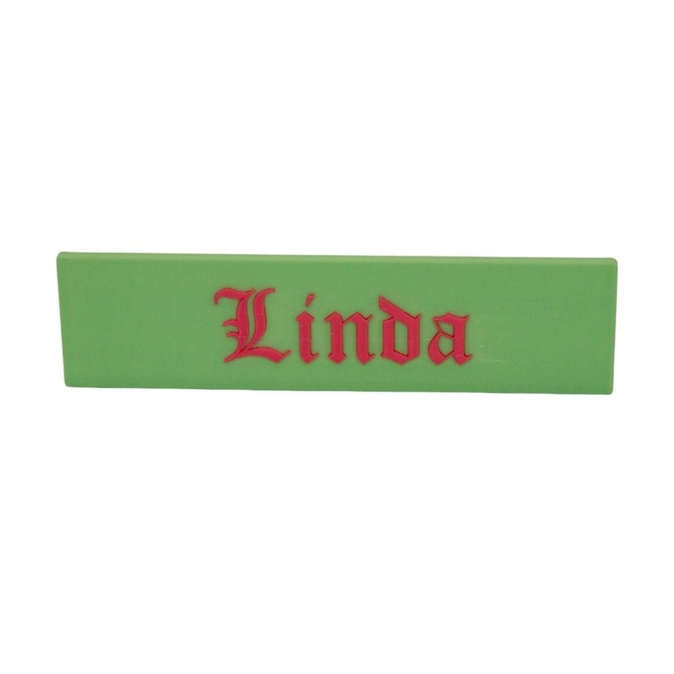 3D Printed Personalized Name Plate in Bright Colors, Artistic Desk Name Sign, Office Decor, Custom Name Plaque - Custom Colors and Fonts - Alchemist Cards & Games