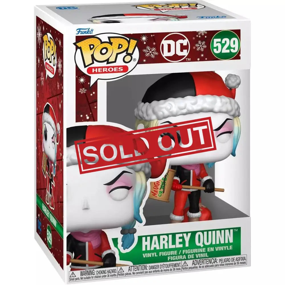 Harley Quinn Funko Pop figurine.
