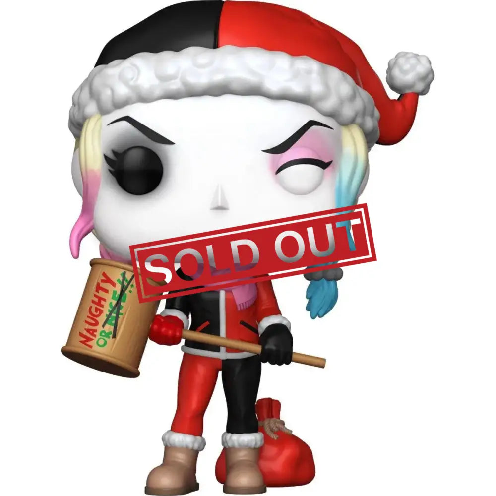 Harley Quinn Christmas Funko Pop figure.