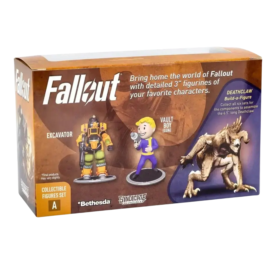 Fallout collectible figures set.