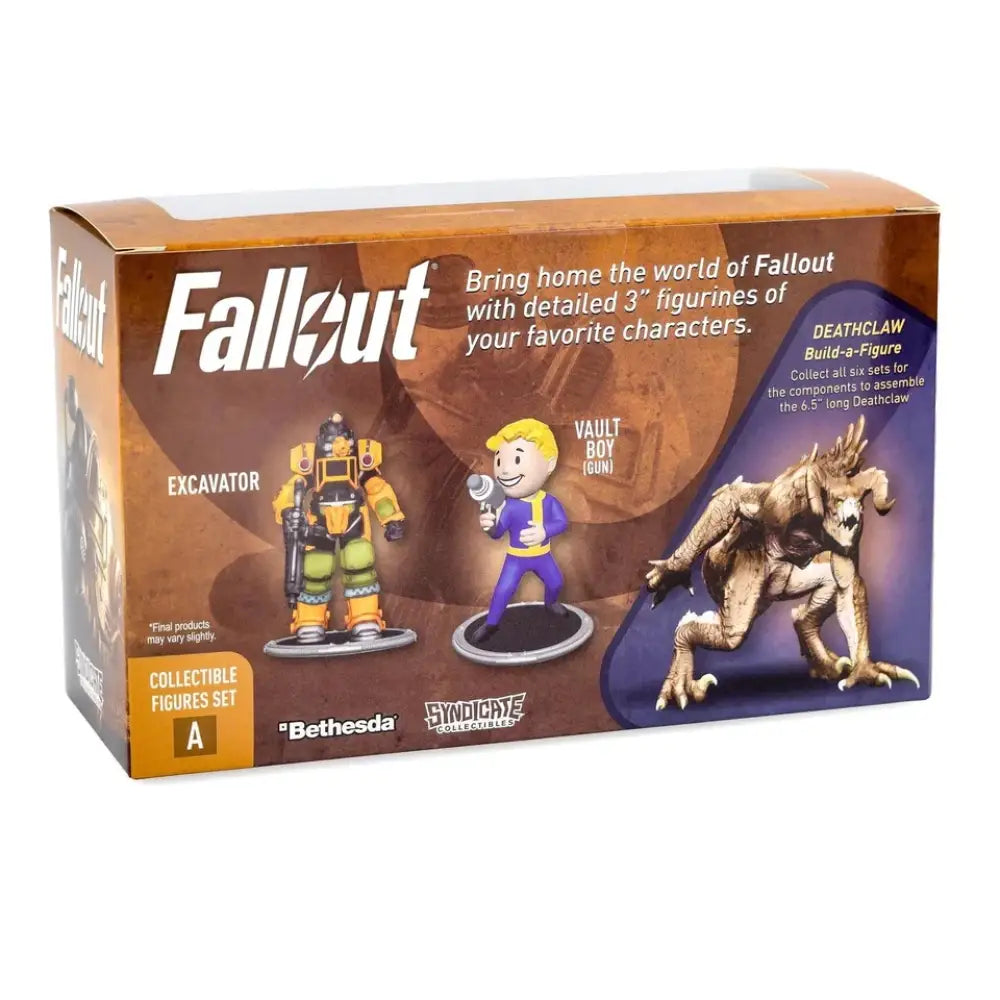 Fallout collectible figures set.