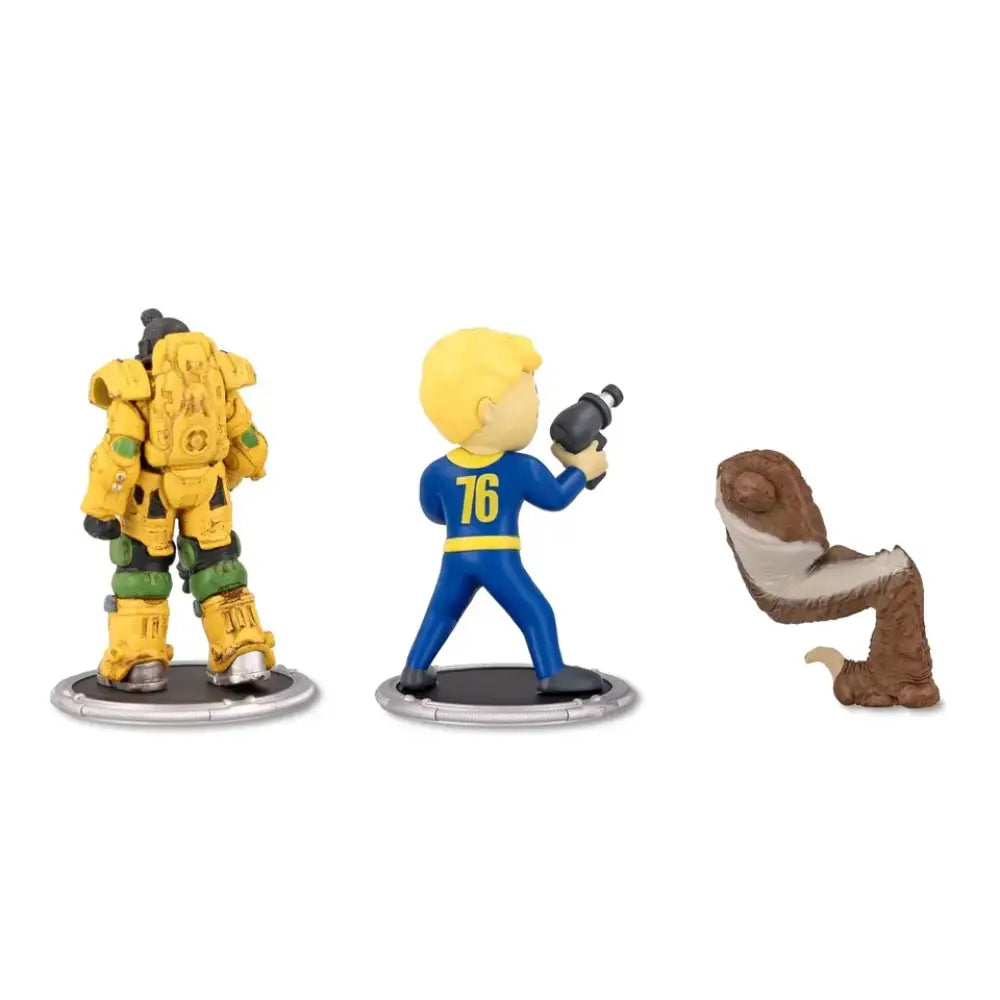 Fallout-themed collectible figurines.
