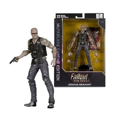 Gray and black joshua graham action figure from fallout new vegas in tactical gear by mcfarlane gaming 7-inch scale