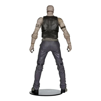 Fallout new vegas joshua graham action figure with gray bandages and black vest by mcfarlane gaming