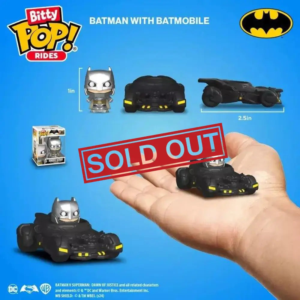 Batman Bitty Pop! Rides toy.