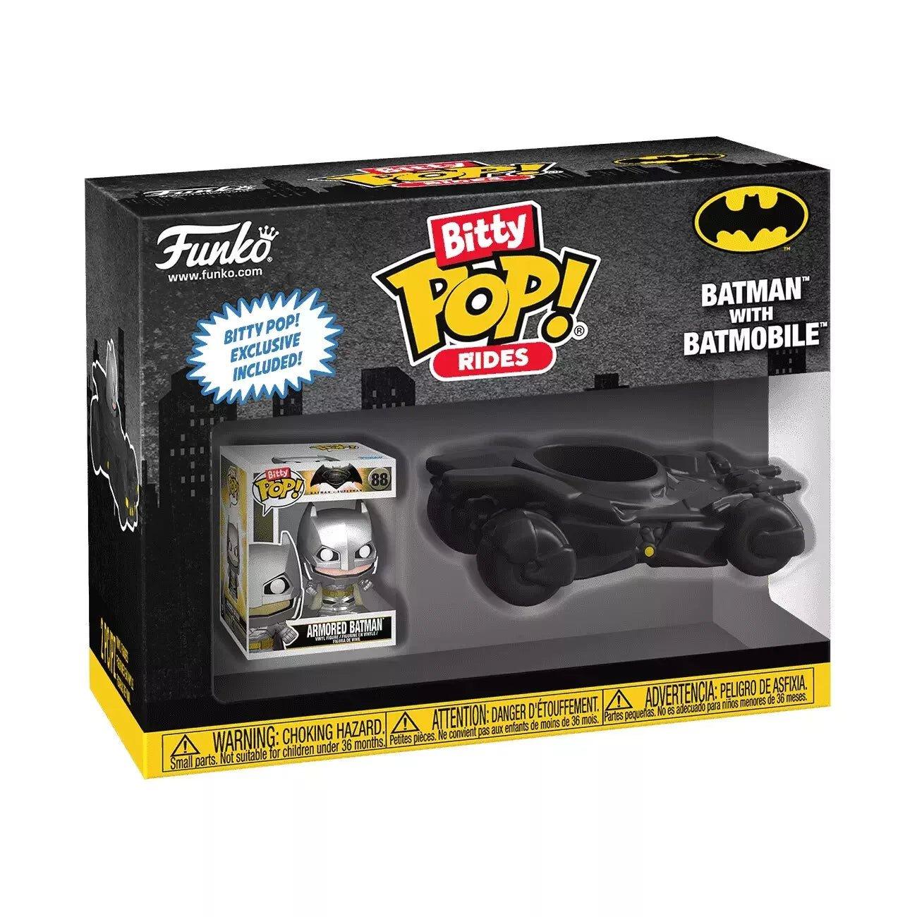 Funko Bitty Pop! Rides DC Comics Batman with Batmobile Vinyl Figure Set - Alchemist Cards & Games