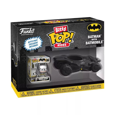 Funko Bitty Pop! Rides DC Comics Batman with Batmobile Vinyl Figure Set - Alchemist Cards & Games