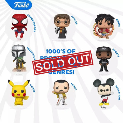Funko Pop figurines.