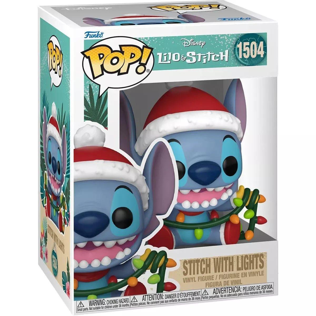 Funko Pop! Disney Lilo and Stitch - Stitch with Lights - Vinyl Figure - #1504 - Alchemist Cards & Games