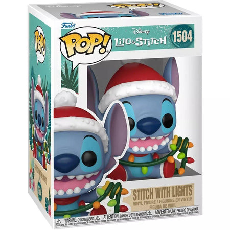 Funko Pop! Disney Lilo and Stitch - Stitch with Lights - Vinyl Figure - #1504 - Alchemist Cards & Games