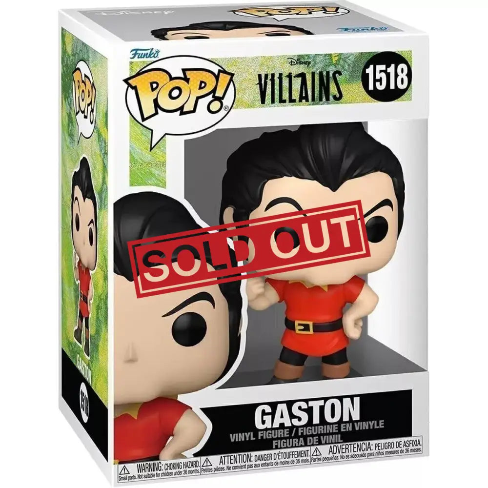 Gaston Funko Pop figurine.