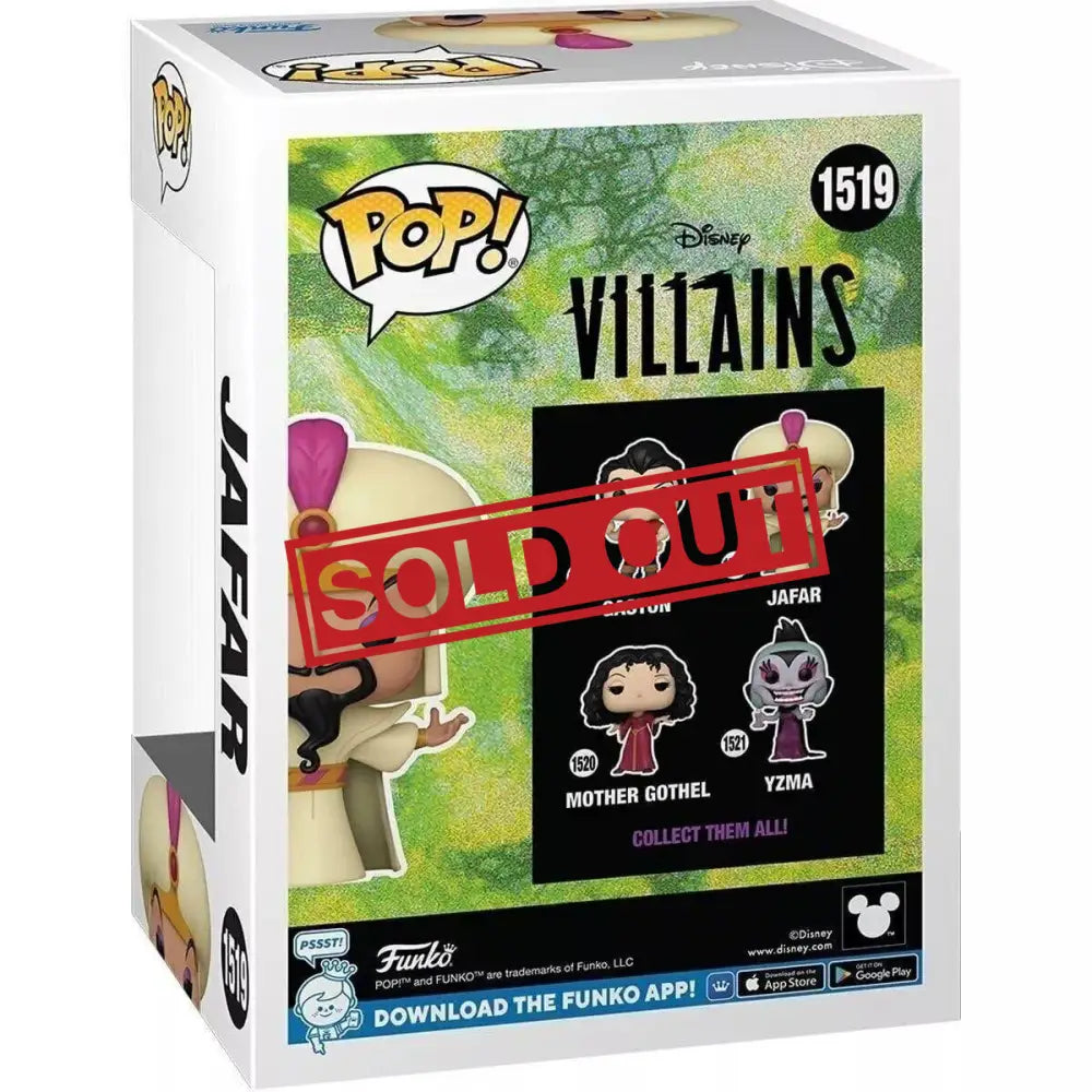 Funko Pop! Disney Villains box.