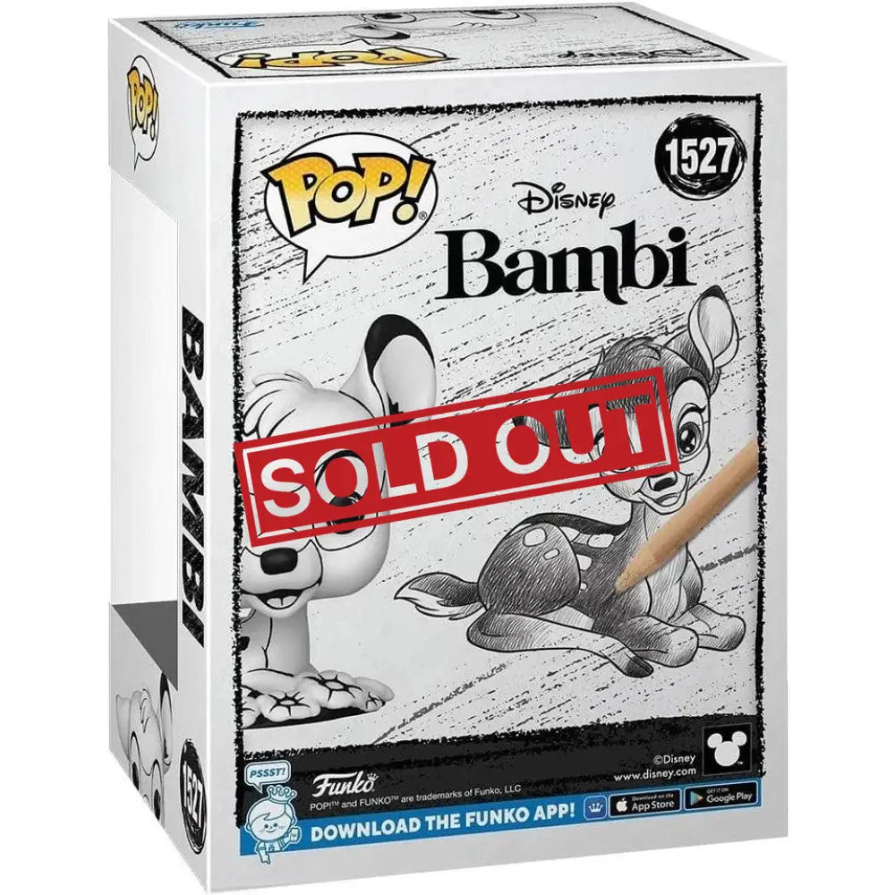 Bambi Funko Pop box.