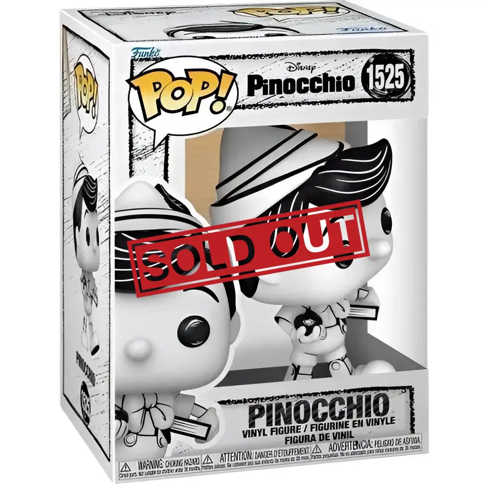 Pinocchio Funko Pop figure in box.